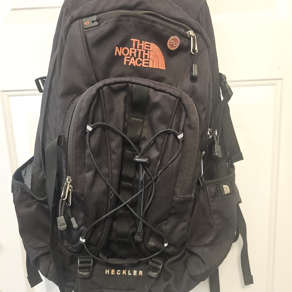 The North Face Heckler Black Backpack